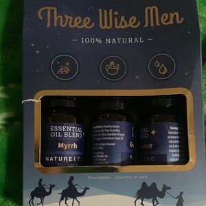 Three Wise Men Essential Oil Blend Set golden amber, frankincense, myrrh